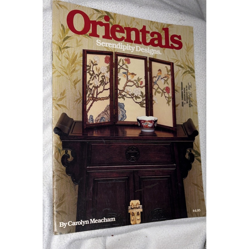Orientals Serendipity Designs Counted Cross Stitch Chart Book 10+ Asian Designs
